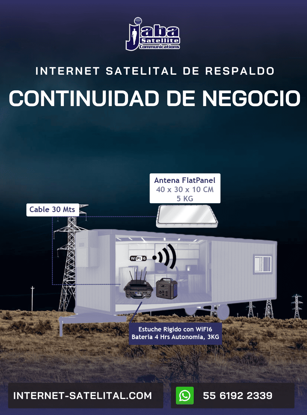 JabaSat® Internet Via Satelite